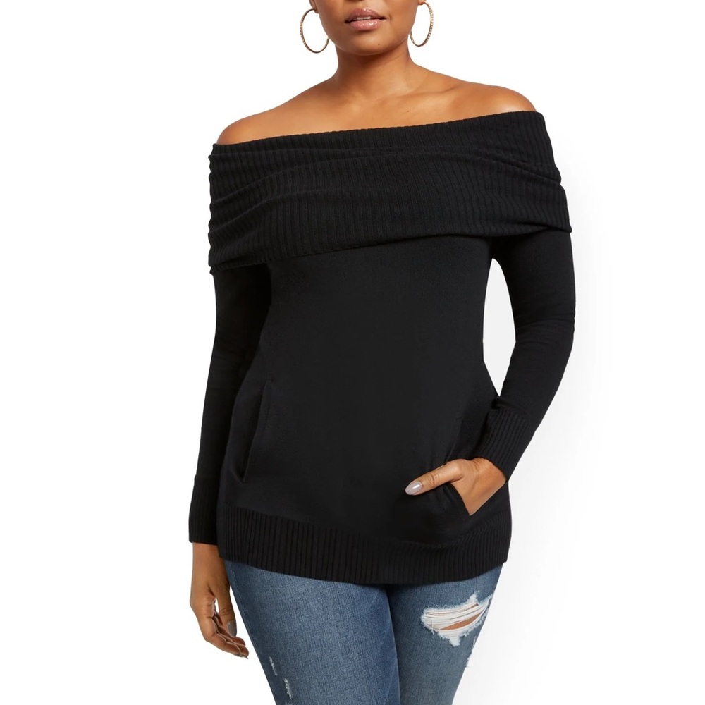 New York & Company Black Sweater